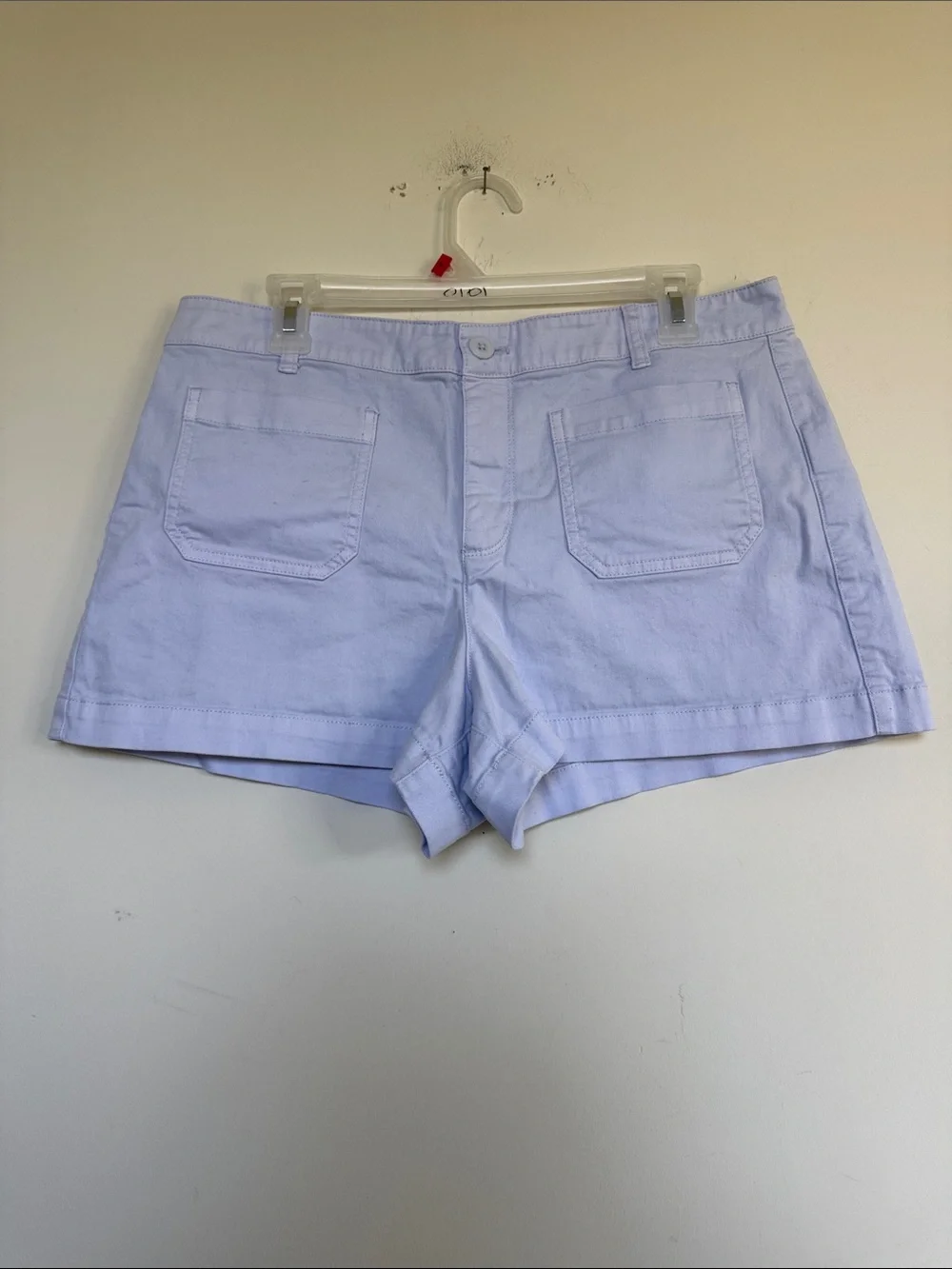 J. Crew Light Lavender Cotton Jean Shorts